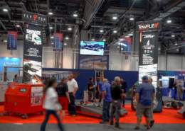 TowFLEXX booth on NBAA 2023 in Las Vegas